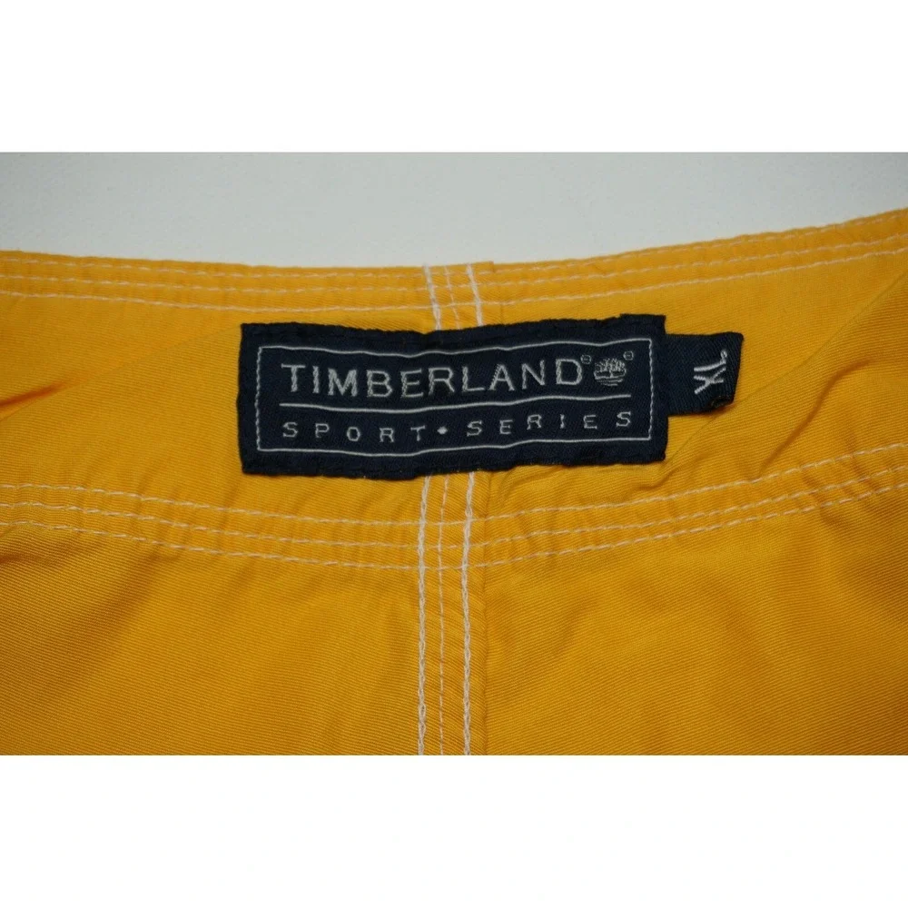 Timberland Sports Series Men XL‎ Yellow Cotton Nylon Blend 8
